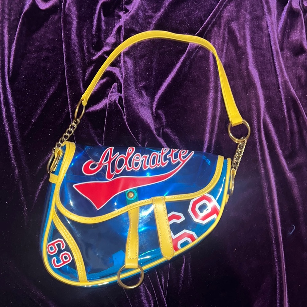 Blue Clear Saddle Bag